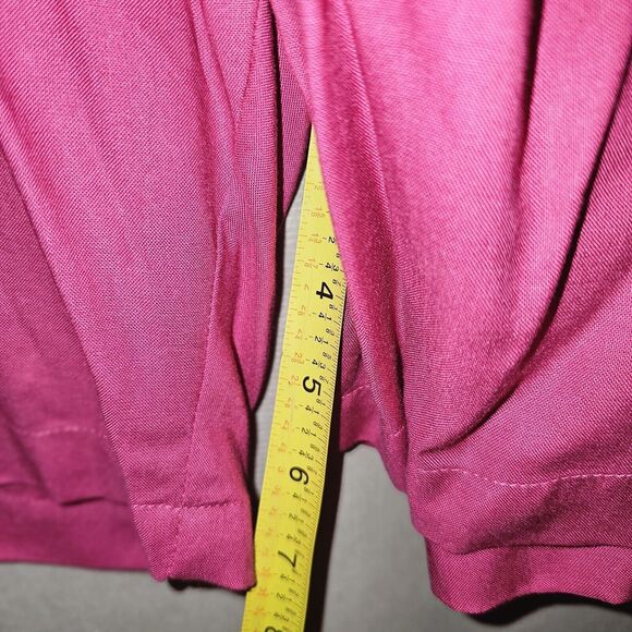 Dalin Pink Beaded Shorts And Top Matching Outfit 1X Sparkle Chic Vacation Bright - Picture 14 of 16